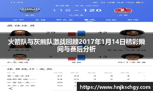 火箭队与灰熊队激战回顾2017年1月14日精彩瞬间与赛后分析